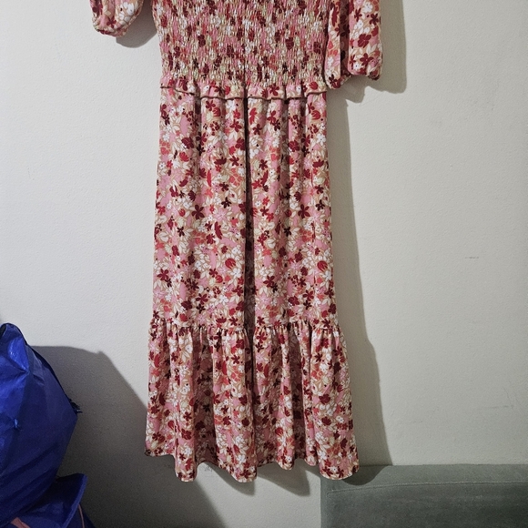 Nanette Lepore Smocked Tiered Dress - Picture 8 of 10